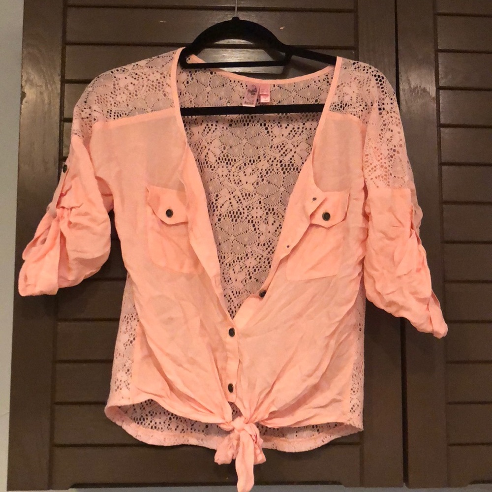 Pink blouse